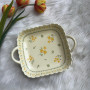 French Pastoral Style Ceramic Square
