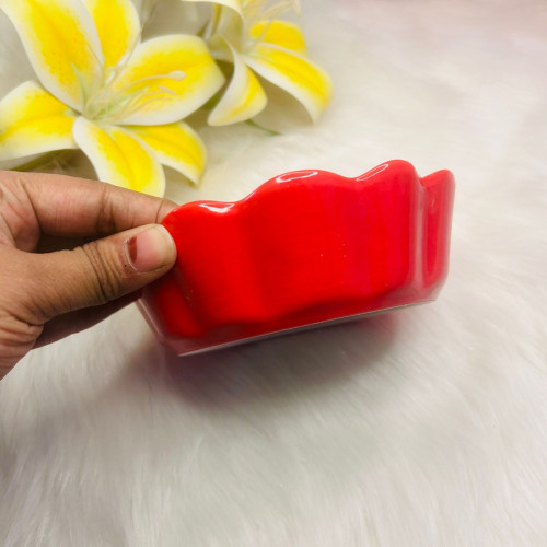 Japanese Strawberry Floral Pattern Ceramic Bowl