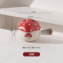 Red Mushroom Ceramic Soup Bowl
