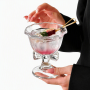 Bow Vintage-Style Glass Dessert Cup
