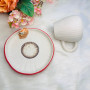 Red Mushroom Ceramic Coffee Cup and Saucer Set