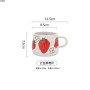 Strawberry Print Breakfast Coffee Cup
