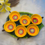 Sunflower Ceramic Tea Cup and Saucer Set
