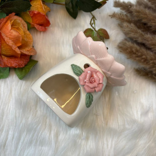 Flower Shape Ceramic Candle Aromatherapy Stove