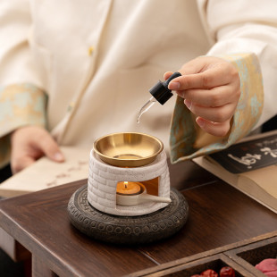 Ceramic Incense Burner – Essential Oil Heating & Fragrance Stove