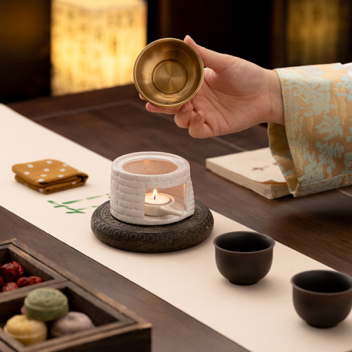 Ceramic Incense Burner – Essential Oil Heating & Fragrance Stove