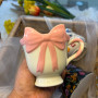 Girly Heart Bow Mug - White