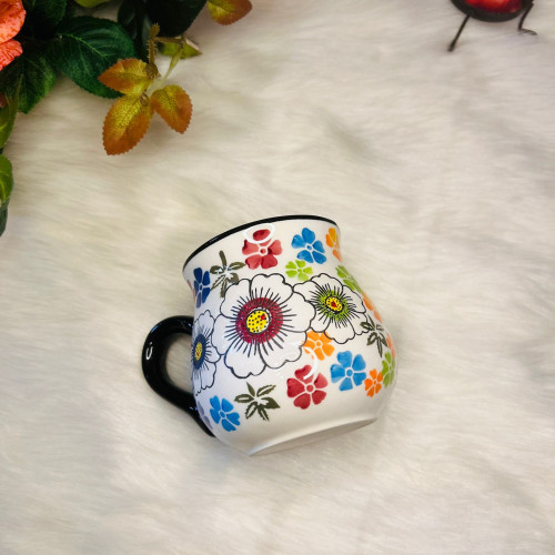 Hand-Painted Vintage Ceramic Mug