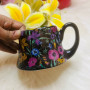 Volcano Monet Garden Flower Ceramic Mug