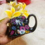 Volcano Monet Garden Flower Ceramic Mug