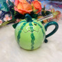 Cute Watermelon Ceramic Sippy Cup Mug