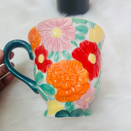 Yilushenghua Ceramic Large Capacity Breakfast & Office Mug 