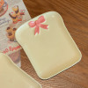 Pink Bowknot Ceramic Bread Plate – 7 inch
