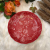 Rose Queen Ceramic Lotus Plate