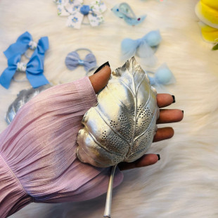 Pure Tin Leaves Tea Stainer